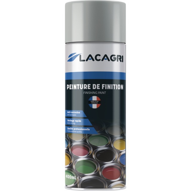 Peinture de Finition Gris Argent Massey Ferguson Aerosol 400ML Lacagri référence fournisseur 241775